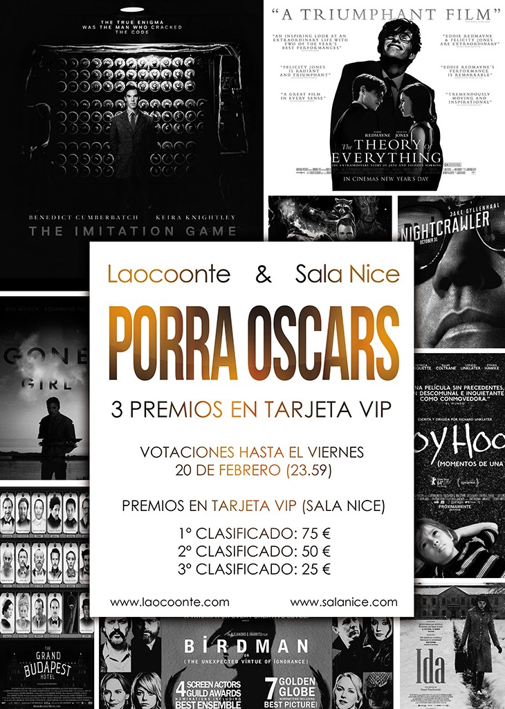Porra Oscars '15